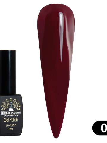 Oja semipermanenta Black Elite, Global Fashion 8 ml, 018 - Img 2