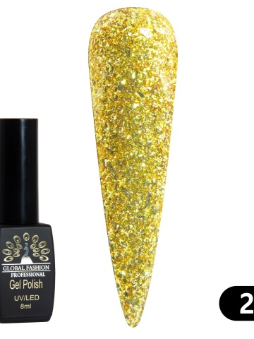 Oja semipermanenta BLACK ELITE, Global Fashion 8 ml, 207 - Img 2