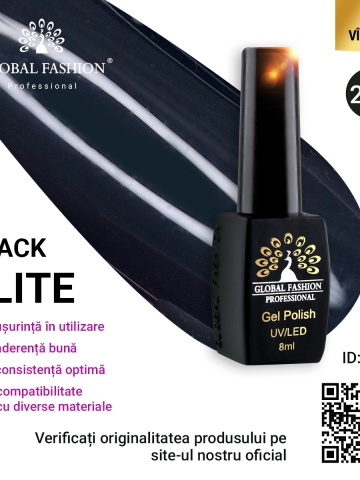 Oja semipermanenta BLACK ELITE, Global Fashion 8 ml, 284 - Img 1