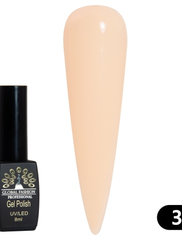 Oja semipermanenta Black Elite, Global Fashion 8 ml, 348 - Img 2