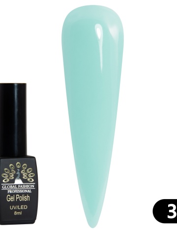 Oja semipermanenta Black Elite, Global Fashion 8 ml, 350 - Img 2