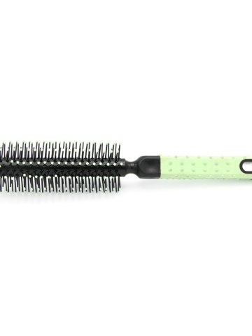 Perie de par, circulara, Global Fashion, 8510B10, negru/verde - Img 2