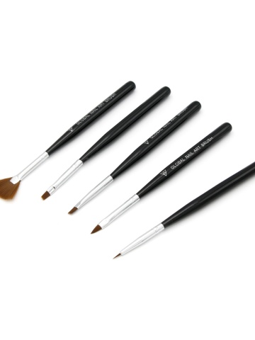 Set pensule pentru pictura pe unghii, 5 piese - Img 1
