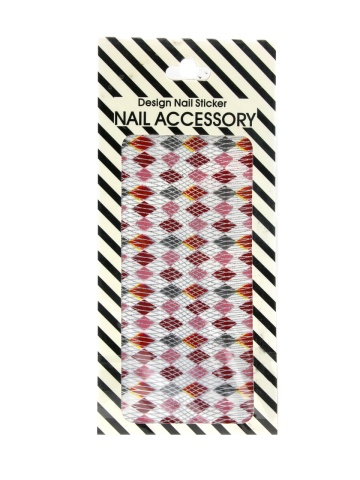 Abtibild decor unghii 3D, Nail Accessory Rhombus - Img 1