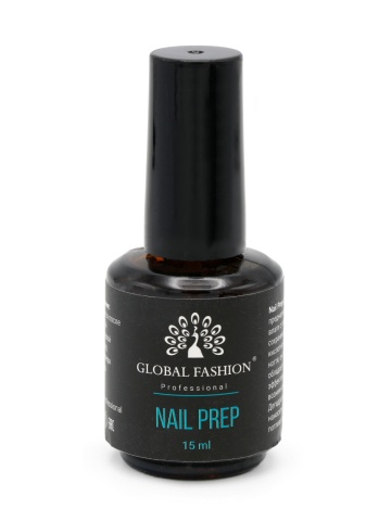 Degresant pentru unghii, Nail Prep, Global Fashion, 15ml, transparent - Img 2