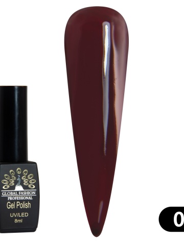 Oja semipermanenta Black Elite, Global Fashion 8 ml, 016 - Img 2