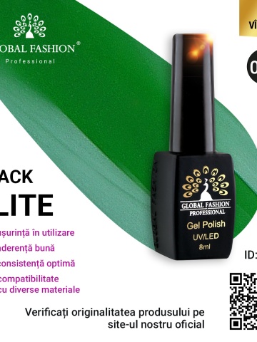 Oja semipermanenta Black Elite, Global Fashion 8 ml, 046 - Img 1