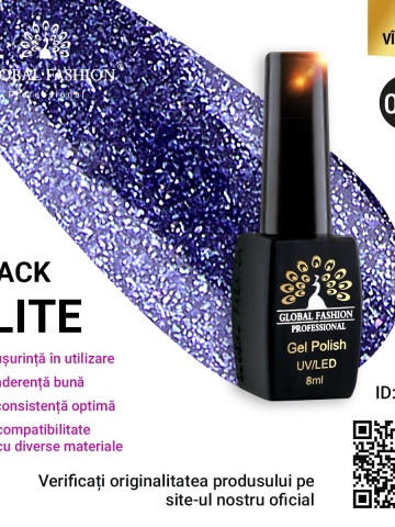 Oja semipermanenta Black Elite, Global Fashion 8 ml, 056 - Img 1