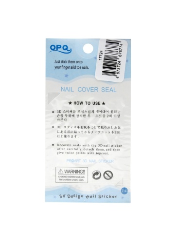 Tatuaj decor unghii 3D, Nail Accessory OPQ H10 - Img 3