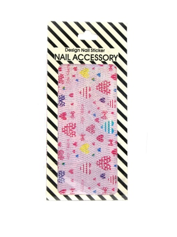 Abtibild decor unghii, Nail Accessory Heart - Img 1