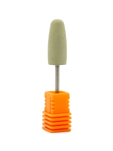 Bit unghii, silicon, alb, abrazivitate mic, 610 - Img 2