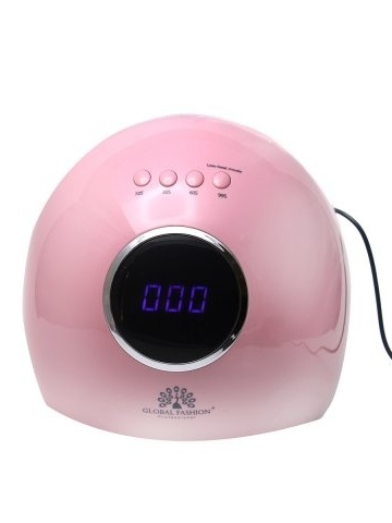 Lampa LED/UV G-2 pentru manichiura, Global Fashion, 66W, display, uscare 10s-99s, culoare roz - Img 3