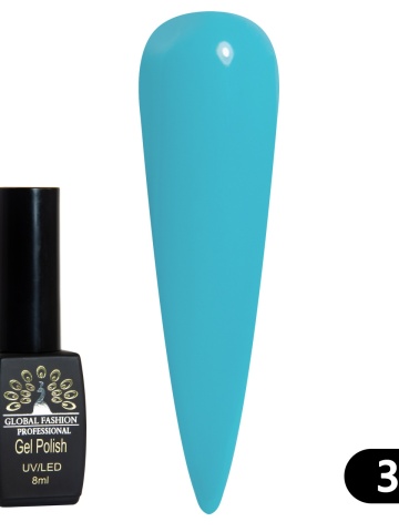 Oja semipermanenta Black Elite, Global Fashion 8 ml, 320 - Img 2