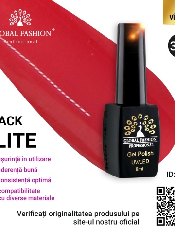 Oja semipermanenta Black Elite, Global Fashion 8 ml, 328 - Img 1