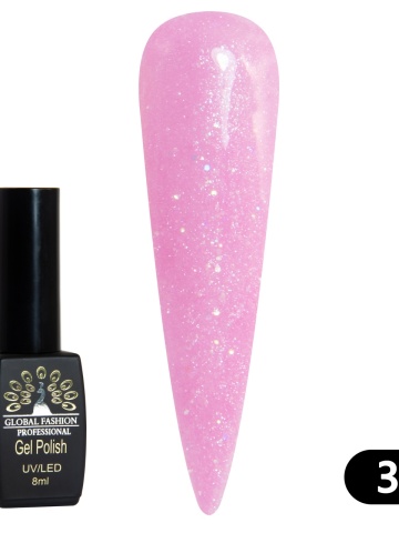 Oja semipermanenta Black Elite, Global Fashion 8 ml, 329 - Img 2