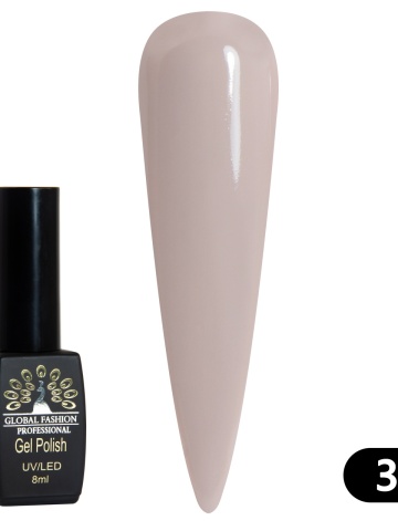 Oja semipermanenta Black Elite, Global Fashion 8 ml, 340 - Img 2