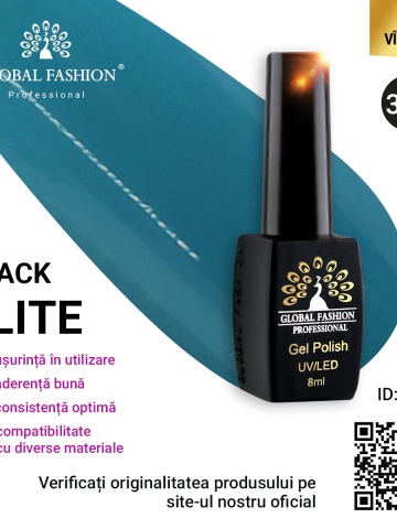 Oja semipermanenta BLACK ELITE, Global Fashion 8 ml, 343 - Img 1