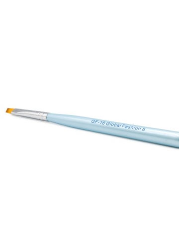Pensula unghii cu varf diagonal, pentru aplicare gel, GF-16-8, Nr.8, albastra - Img 3