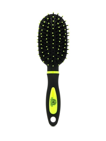 Perie de par, ovala, M9551DA, negru/verde - Img 1