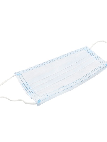 Set 50 masti de protectie de unica folosinta, culoare albastra - Img 2