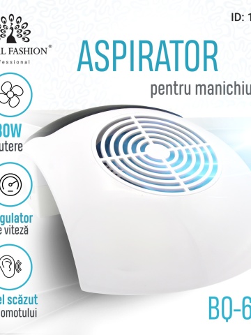 Aspirator praf BQ-607, 80W, Alb - Img 1