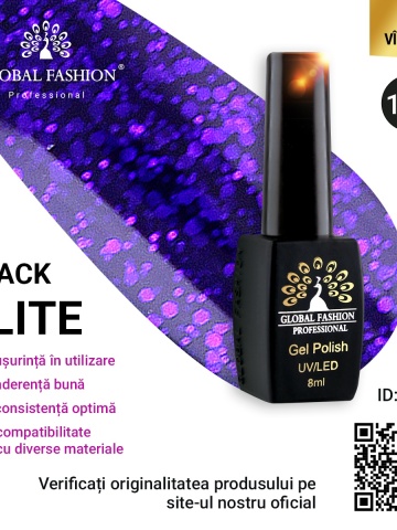 Oja semipermanenta BLACK ELITE, Global Fashion 8 ml, 164 - Img 1