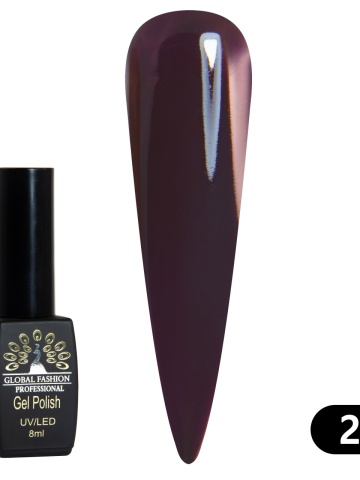 Oja semipermanenta Black Elite, Global Fashion 8 ml, 235 - Img 2