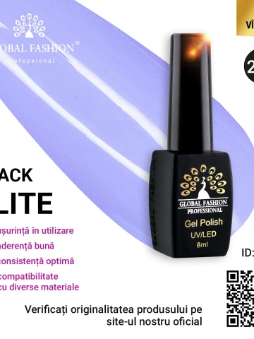 Oja semipermanenta BLACK ELITE, Global Fashion 8 ml, 252 - Img 1
