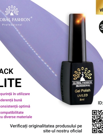 Oja semipermanenta Black Elite, Global Fashion 8 ml, 313 - Img 1
