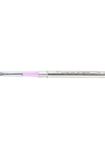 Pensula cu varf drept pentru aplicare gel UV, Nr. 8 - Img 3