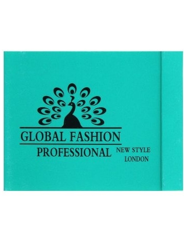 Set 14 pile unghii Global Fashion, Extra Slim, maro - Img 3