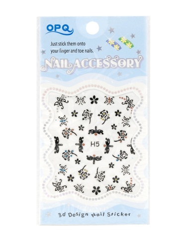 Abtibild 3D unghii, Nail Accessory OPQ H5 - Img 1