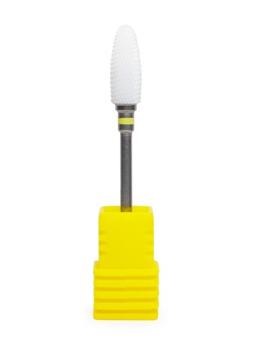 Bit / capat freza, ceramica, galben, XF 3/32 Flame ST(C) - Img 1