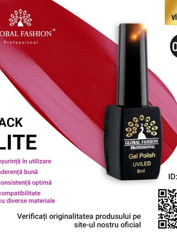 Oja semipermanenta Black Elite, Global Fashion 8 ml, 023 - Img 1