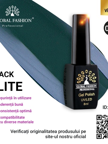 Oja semipermanenta Black Elite, Global Fashion 8 ml, 040 - Img 1