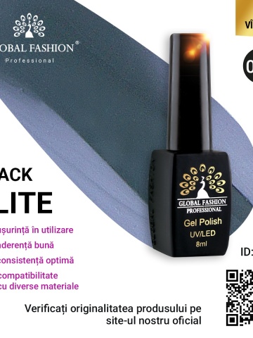 Oja semipermanenta Black Elite, Global Fashion 8 ml, 041 - Img 1