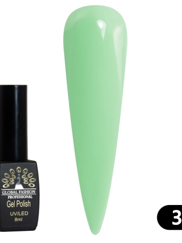 Oja semipermanenta Black Elite, Global Fashion 8 ml, 300 - Img 2