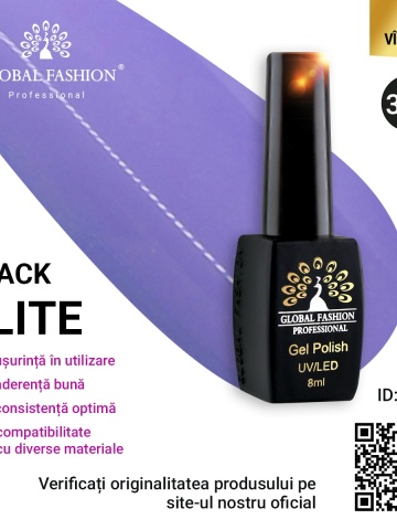 Oja semipermanenta Black Elite, Global Fashion 8 ml, 318 - Img 1
