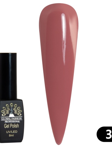 Oja semipermanenta Black Elite, Global Fashion 8 ml, 326 - Img 2