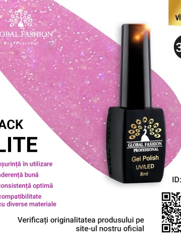 Oja semipermanenta Black Elite, Global Fashion 8 ml, 329 - Img 1