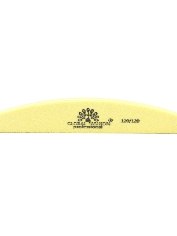 Pila buffer pentru unghii, granulatie 120/120, culoare galbena - Img 3