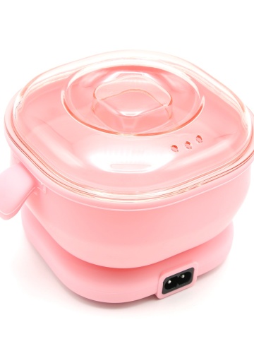 Wax Warmer topitor de ceară din silicon, culoare roz - Img 2