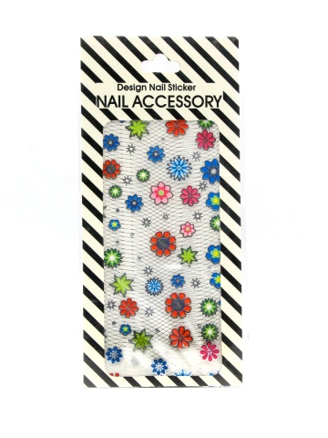 Abtibild decor unghii, Nail Accessory Flowers Big - Img 1