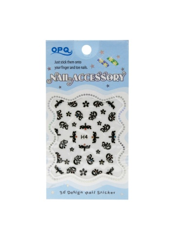 Abtibilduri decor unghii 3D, Nail Accessory OPQ H4 - Img 1