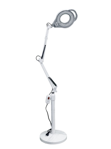 Lampa cosmetica cu lupa 5X, SP-31, 24W, stativ de podea - Img 1