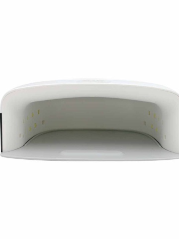 Lampa profesionala unghii LED/UV G-48, Global Fashion, 48W, timer, fund detasabil, roz - Img 2