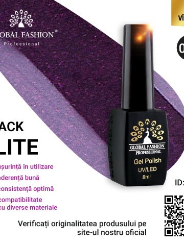 Oja semipermanenta Black Elite, Global Fashion 8 ml, 030 - Img 1