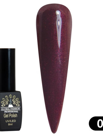 Oja semipermanenta Black Elite, Global Fashion 8 ml, 030 - Img 2