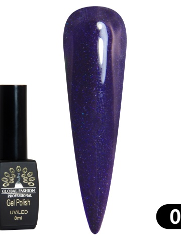 Oja semipermanenta Black Elite, Global Fashion 8 ml, 054 - Img 2