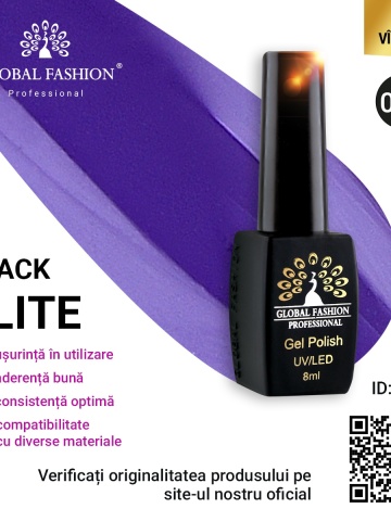Oja semipermanenta BLACK ELITE, Global Fashion 8 ml, 058 - Img 1